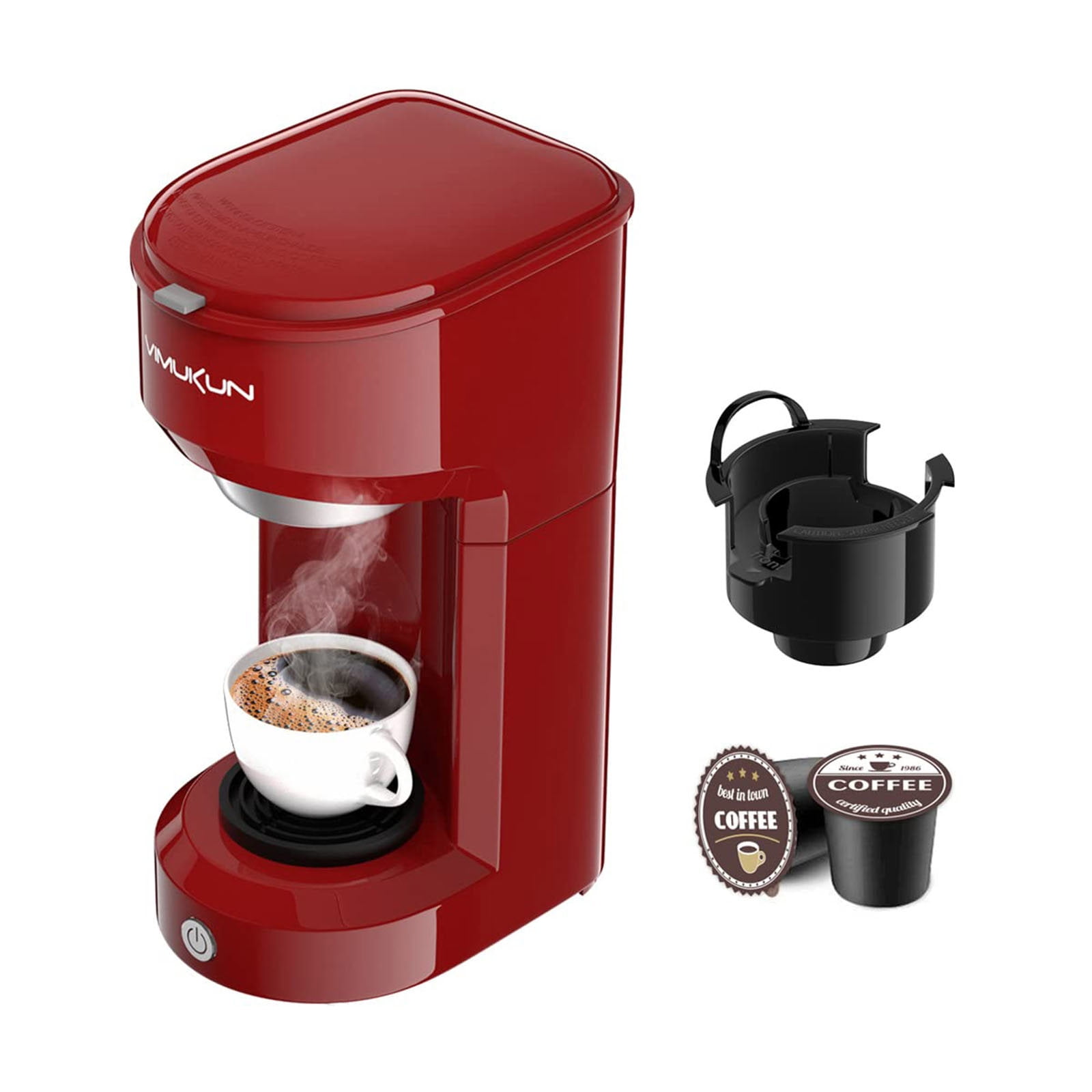 Vimukun Single Serve Coffee Maker Coffee Brewer 6 to 14oz Compatible