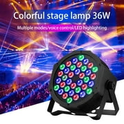 Par Lights for Stage, LED Par Lights RGB 7 Channel DJ Party Lights with Remote Control & DMX Sound Activated Stage Lighting Uplights for DJ Disco Party Church Birthday Dance Stage Decoration