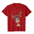 thumbnail image 7 of Towmus Christmas Shirts for Women Crew Neck Graphic Tee Tops Xmas Holiday T-Shirt, 7 of 7