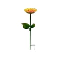 thumbnail image 2 of MMJ Bird Feeder Iron Ground Stake Bird Bath Bowl Outdoor Garden Courtyard Decoration 25.2x4.33in, 2 of 8