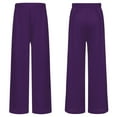 thumbnail image 2 of Aislor Girls Boys Christian Liturgical Praise Dance Pants Celebration of Spirit Wide Leg Trousers Dancewear Purple 6, 2 of 7