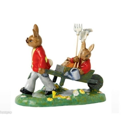 Royal Doulton Cuthbert in the Garden Tableau Figurine (Best Way Sell Royal Doulton Figurines)
