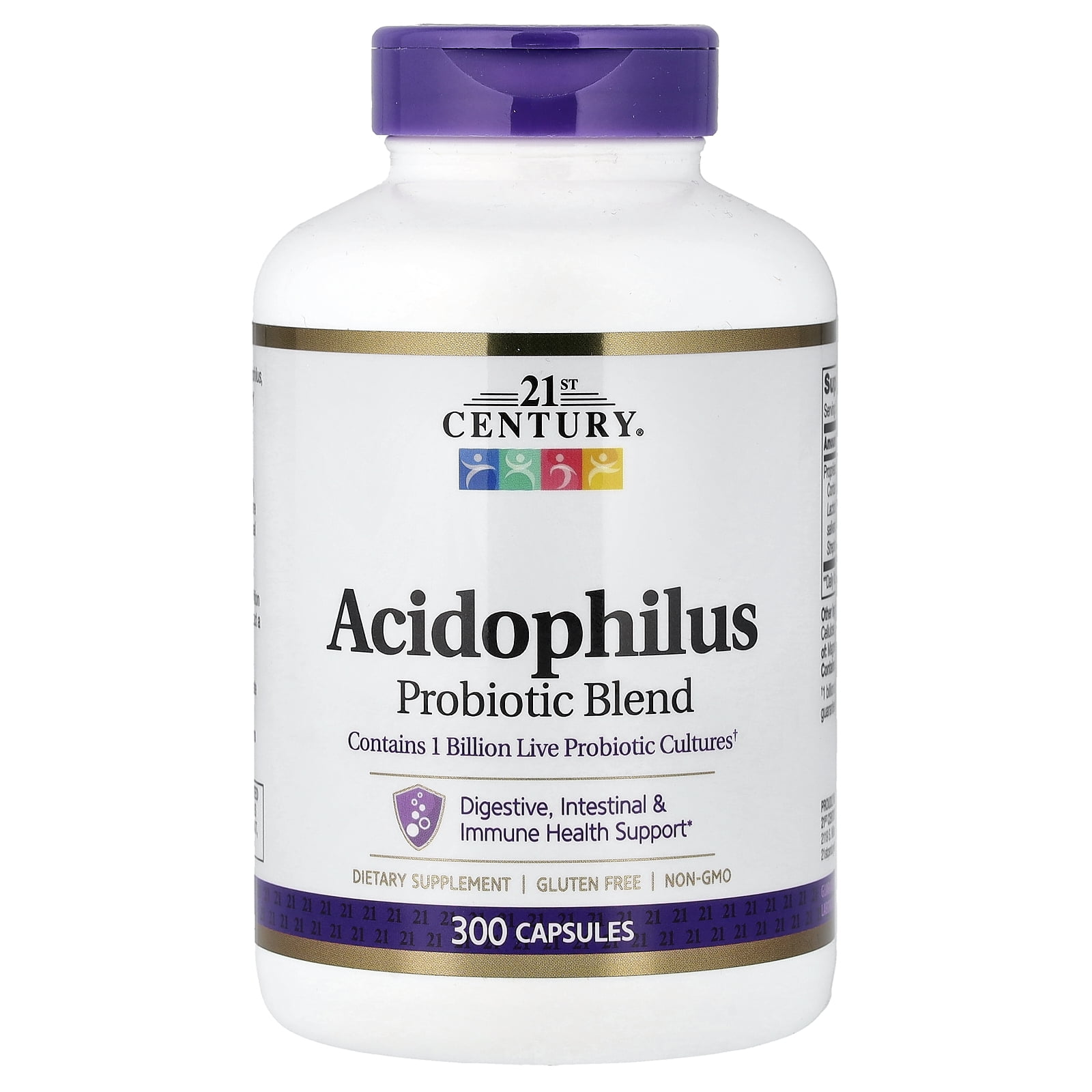 21st Century Acidophilus Probiotic Blend, 300 Capsules