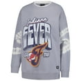 thumbnail image 2 of Women's The Wild Collective  Gray Indiana Fever Double Collar Fleece Pullover Sweatshirt, 2 of 3