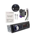 thumbnail image 2 of Reproductor Multimedia Para Coche Fm Receptor De Entrada Auxiliar Voz Clara Coche Bluetooth Autoradio Radio Estéreo Para Coche Bluetooth Receptor De Radio Para Coche Con Control Remoto 1428 12V matsuzay VI005092-00, 2 of 6