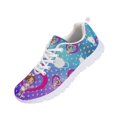 thumbnail image 5 of FUIALDOLG Mesh Running Shoes with Lightweight, Breathable Lace-up Walking Sneakers for Training, Nurse Heart Print, 5 of 11