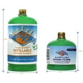 thumbnail image 5 of Flame King FK-0.5LB-2 Refillable Empty Propane Cylinder Tank for Small Propane Lamps, Lanters and Camp Stoves (2-pack), 5 of 10