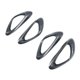 thumbnail image 3 of Moldura de manija de puerta Interior para sello, accesorios de coche, patrón de fibra de carbono, duradera, fácil de instalar, decorativa, 4 Uds., 3 of 9