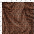 thumbnail image 3 of Soimoi Velvet Brown Fabric By the Yard - 54 Inch Wide - African Tribal Material - Artistic and Modern Patterns for Various Uses Printed Fabric, 3 of 6