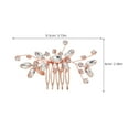 thumbnail image 2 of unbranded Para Novia En Oro Rosa Y Delicada Con Para Estilo De, 2 of 8