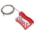 thumbnail image 4 of Lockout Tagout Cable Lock, Adjustable Cable Lockout 5 Lock Holes Nondeformable Safe  For Industrial, 4 of 8