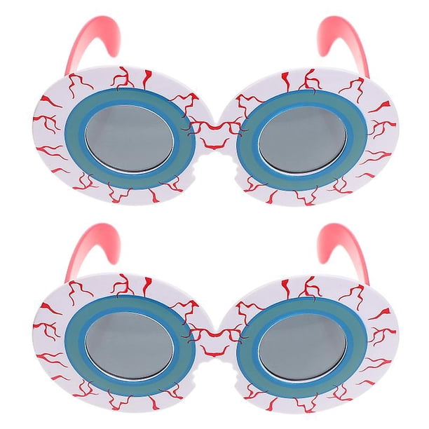 2 piezas de decoración de anteojos con temática de Halloween para decoraciones de Halloween