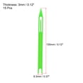 thumbnail image 2 of Netting Needle Shuttles 2#, 15 Pack Plastic Fishing Net Repair Tool, Green, 2 of 5