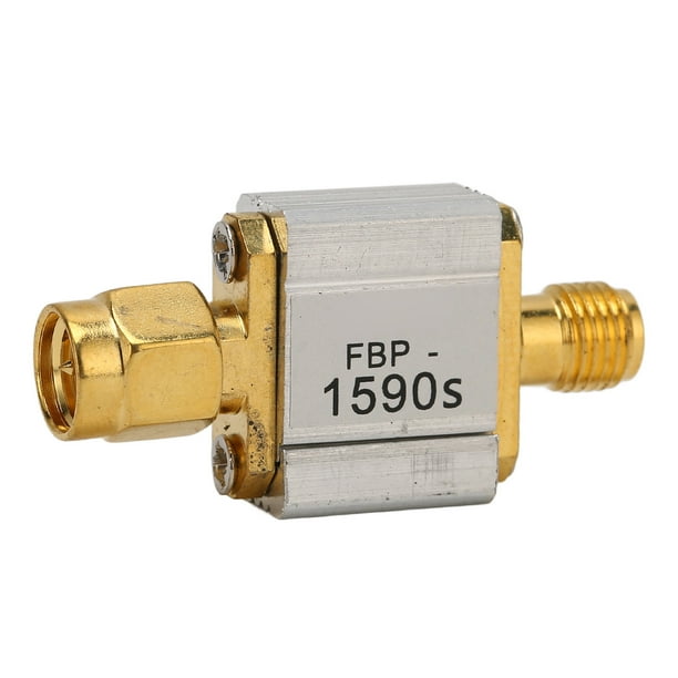 1590MHz SAW Bandpass Filter, 24K Gold Plated Bandpass Filter For GPS L1 ...