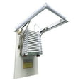 thumbnail image 6 of Attic Ladder Attic Pull Down Ceiling Ladder Access Stairs Folding Stairs 13 Steps 660LB Loading Capacity White, 6 of 13