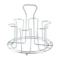 Ikohbadg Stainless Steel Drip Cup Rack, Commercial Coffee Cup Storage for Home & Cafes, Hanging Glass Cup Organizer, Portable Tabletop Holder, Sturdy & Stylish Design