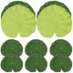 thumbnail image 4 of 10 piezas de 18 cm de hojas de loto flotantes para decoración de piscinas, acuarios, estanques y estanques (verde), 4 of 6