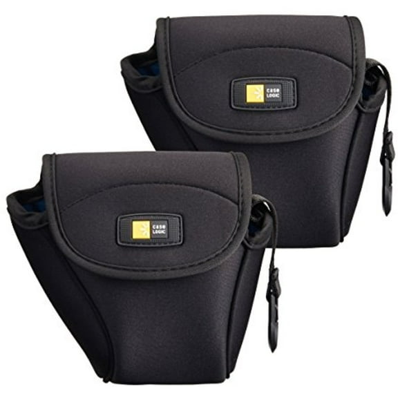 Set of 2 Case Logic CHC-101 Compact System Camera Day Holster (Black)