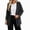 Black, variant on Fleece Hooded Jackets for Women Casual Warm Open-Front Sweater Cardigans with Pockets Solid Long Sleeve Outerwear (S, Wine)