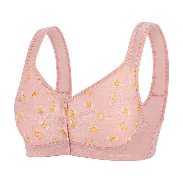 Supportive Front Closure Full Figure Bra for Lift and Shape in Large Cup Sizes with All-Day Comfort and Full Coverage for Everyday Wear