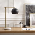 thumbnail image 4 of Posh Living Kendric Table Lamp 5ft Power Cord Marble Stone Base Black, 4 of 9
