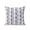 Purple, variant on 1 Pack Outdoor Throw Pillow, Purple Grey Striped Waterproof Pillow with Insert Included, Modern Abstract Geometric Stripes Decorative Accent Cushion Sofa Pillows for Patio Porch, 16 x 16 In