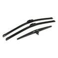 thumbnail image 1 of Unique Bargains 3 Pcs 22' 21' 14' Front Rear Windshield Wiper Blade Set Fit for Honda Pilot with J / U Hook Black, 1 of 6