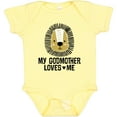 thumbnail image 3 of Inktastic My Godmother Loves Me Godson Lion Boys Baby Bodysuit, 3 of 5