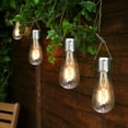 thumbnail image 1 of Hometrends Warm White LED Solar Hanging Edison Light, 1 of 1