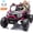 Pink, variant on Joyracer 4WD 24 Volt Ride on Toys, Power Truck Wheels with 2 Seaters, Holiday Gift with Remote, LED Light, Bluetooth, Pink