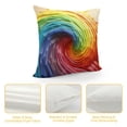 thumbnail image 4 of GOSMITH  Rainbow Colorful Cushion Covers Abstract Crayon Throw Pillow Case Cover (Colorful) for Sofa Car Cousion Bed, 4 of 5