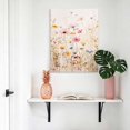 thumbnail image 4 of Canvas Wall Art Summer Rustic Canvas Art Print Watercolor Wild Flowers Beige Pictures Wall Decor for Living Room Bedroom Artwork Decorations Stretched Framed Ready to Hang 8"x10", 4 of 9
