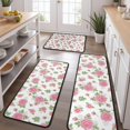 thumbnail image 2 of Pioneer Flower Floral Print Pattern Kitchen Rugs Sets Of 3,Kitchen Runner Rugs Non Skid Washable,Decorative Kitchen Floor Mats for Kitchen,Sink,Laundry,17X30 Inch + 17X47 Inch + 17X59 Inch, 2 of 6