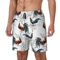 thumbnail image 2 of Fotbe Cool Chicken Men’s Swim Trunks Quick Dry Swim Shorts Board Shorts with Mesh Lining-XX-Large, 2 of 9
