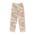 thumbnail image 4 of Balery Tropical Pink Flamingo Pineapple print Men's Pajama Pants,Ultra Lightweight Pjs,Lounge Pant-Small, 4 of 9