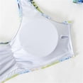 thumbnail image 4 of Trajes de Baño de Bikini de Mujer con Correas Impresas V Sexy Split Set de Tres Piezas, Diseño de Corte Alto para la Piscina de Playa Y las Vacaciones de Verano, 4 of 9