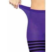 Leg Avenue Womens Nylon Striped Tights