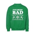 thumbnail image 1 of Sudadera Gravity Threads Hombre he sido mala fea verde medio, 1 of 1