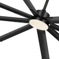 thumbnail image 4 of Craftian 80 inch Industrial Ceiling Fan with Light and Remote, Large Ceiling Fan with 8 Blades,6 Speed for Outdoor Indoor, Black, 4 of 9