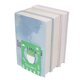 thumbnail image 4 of Sujetalibros De Metal, Extremos De Libros Antideslizantes Resistentes Duraderos Exquisitos Hermosos Bordes Redondeados 4 Piezas Para Escritorio Para Sala De Estudio Para Oficina Cergrey plantas suculentas, 4 of 8