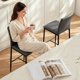 thumbnail image 2 of Set of 2 Bancos Alto, con Respaldo y Reposapié, Color Gris HOMEMAKE FURNITURE Moderno, 2 of 6