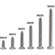 thumbnail image 2 of 100pcs M4 Stainless Steel Self Tapping Screws Phillips Flat Head Screws DIY Wood Screws (100PCS M4 x 30mm), 2 of 5