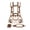 Brown Small Dog Lift Harness & Backpack Carrier#1, variant on Small Dog Lift Harness & Backpack Carrier, Portable Full Body Dog Lift Sling, Multifunctional Pet Carrier Bag for Small Dogs Cats Travel (Black C M)