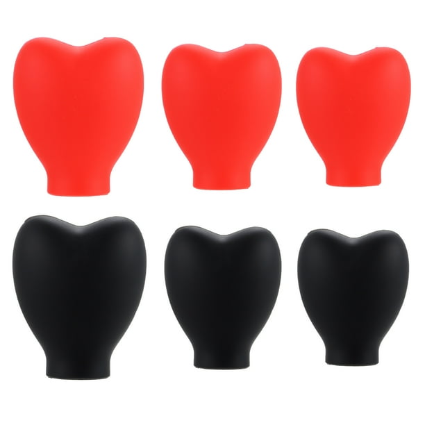 6 fundas protectoras para brochas de maquillaje, fundas de silicona duraderas para brochas.