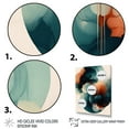 thumbnail image 3 of DESIGN ART Designart "Abstract Shapes And Line Artwork Iv" Abstract  Wall Decor 24 in. wide x 32 in. high, 3 of 5
