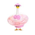 thumbnail image 2 of romoty 5-Piece Pink Polka Dots Bikini Porch Goose Outfits with Swim Ring & Sunglasses, Summer Beach Pool Party Decor for 23 Inch Large Goose Statue, Whimsical Garden Art, 2 of 9
