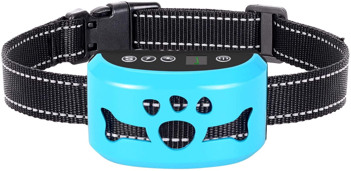 Rechargeable Dog Barking Control Training Collar with Beep Medium Vibration and Shock for Small Large Dogs ZNFSZ Bark Collar