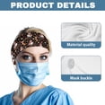 thumbnail image 5 of Jiueut Christmas Snowman Nurse Button Headband Nurse Headbands for Women with Buttons Headbands for Nurses with Buttons for Mask 2 Piece Comfortable Sports Headbands for Teens, 5 of 7