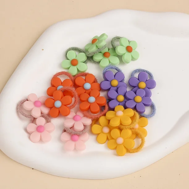 Cinta de goma para la cabeza para niñas pequeñas, bandas elásticas para el cabello, Scrunchies para el cabello, tocado para niños, no daña el cabello