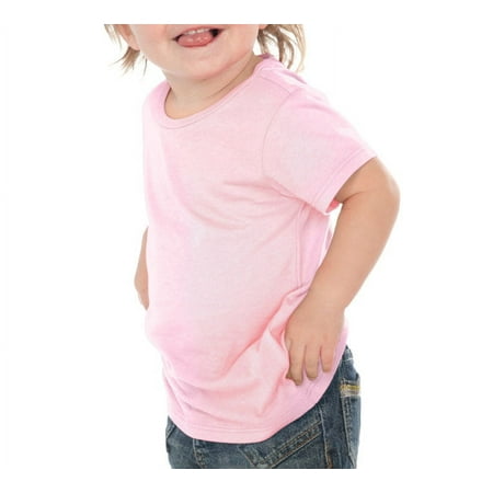 Kavio IJC0432 Infants Crew Neck Short Sleeve Tee-Heather Gray-6M